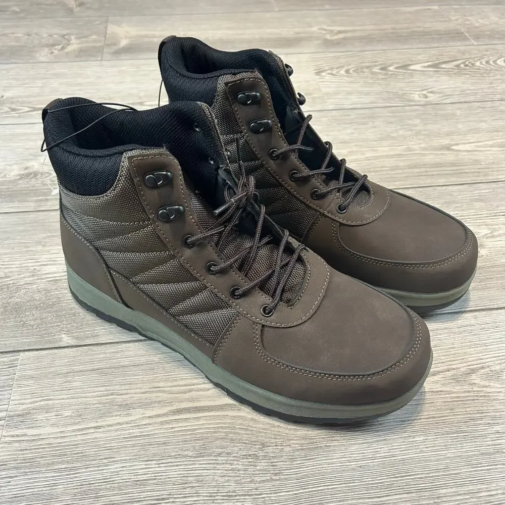 Weatherproof Stoll Cold Brown Boots Insulated Waterproof NIB Size 12